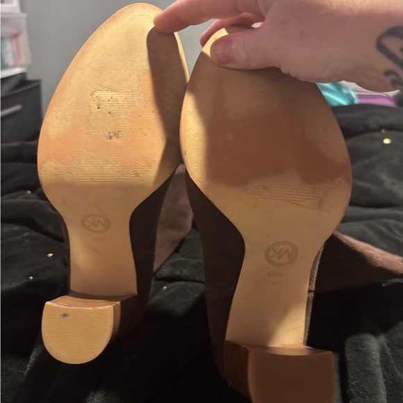 Michael Kors Regina Brown Suede Over-the-Knee Boots - Picture 7 of 9